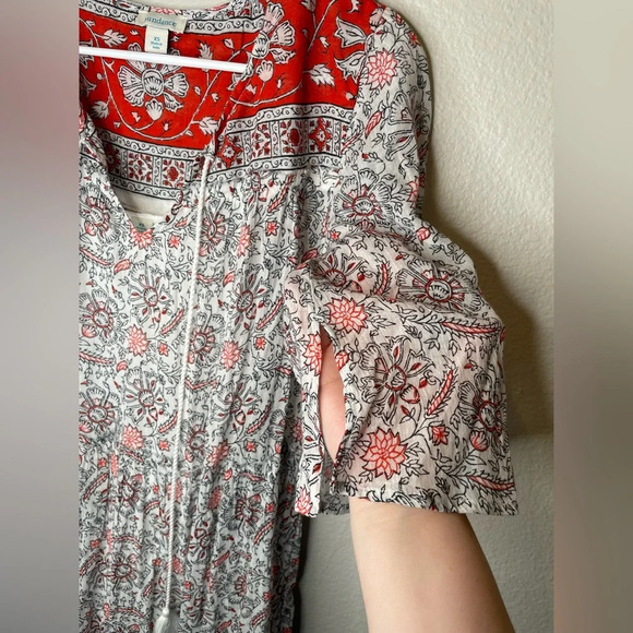 Sundance All At Sea Dress Boho Size XS Red/White/Black Beach Summer - Picture 3 of 12